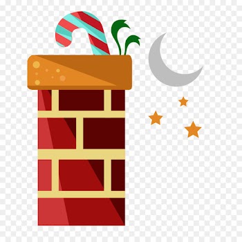 Santa Claus Scalable Vector Graphics Icon - Chimney moon 
