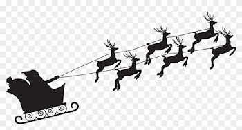 Santa Claus Silhouette Png Clip Artu200b Gallery Yopriceville - Santa Claus Silhouette Png