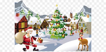 Santa Claus Snow Christmas - Merry Christmas 