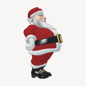 Santa Claus sticker,  3D | Free Vector - rawpixel