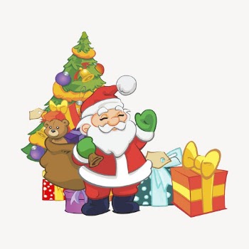 Santa Claus sticker, Christmas illustration | Free Vector - rawpixel