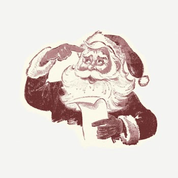 Santa Claus sticker, Christmas vintage | Free PSD - rawpixel
