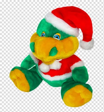 Santa Claus Stuffed toy , Color Santa Claus transparent background PNG clipart
