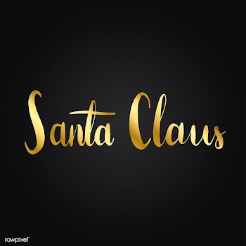 Santa Claus typography style vector | Free stock vector - 517954