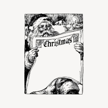 Santa clause clipart, vintage illustration | Free Vector Illustration - rawpixel