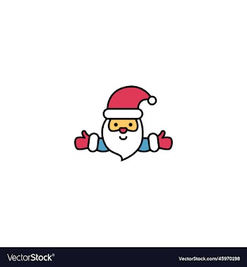 santa creative icon multicolor line from