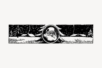 Santa divider clipart, drawing illustration | Free Vector Illustration - rawpixel