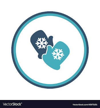 santa gloves creative icon from christmas icons