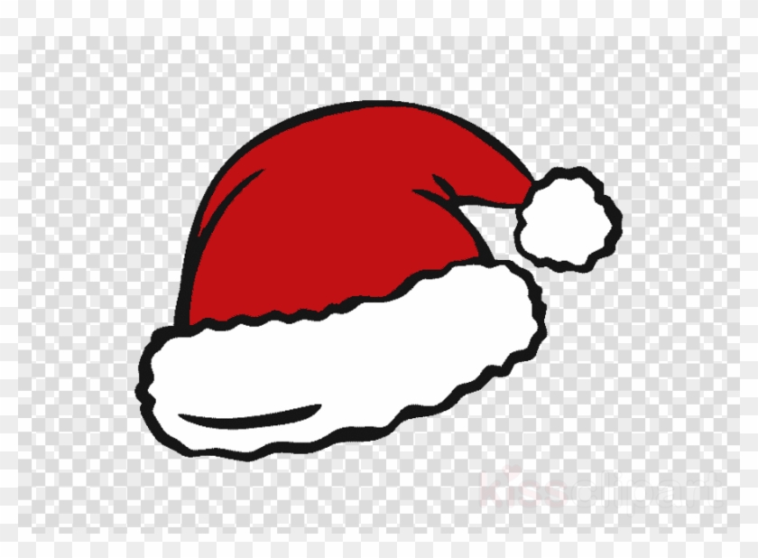 Santa Hat Cartoon Clipart Santa Claus Drawing Clip - Santa Hat Vector Silhouette