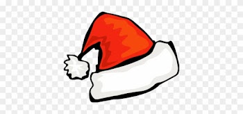 Santa Hat Clipart Christmas Boot Pencil And In Color - Santa Hats