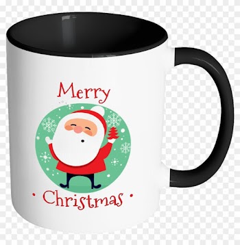 Santa Merry Christmas Ceramic Mug 11 Oz With Color - Mug