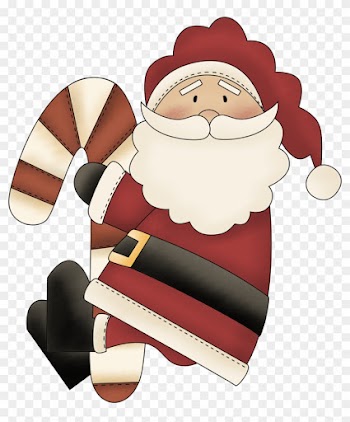 Santa - Merry Christmas Greeting Card
