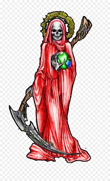 Santa Muerte Death Drawing - others 