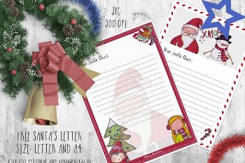 Santa's letter printable
