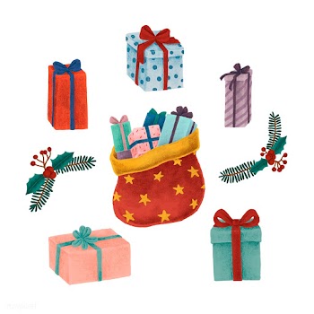 Santa sack and Christmas presents illustratio.. | Free stock vector - 488718