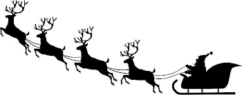Santa Sleigh Clipart Black And White (93+ images in Collection) Page 2