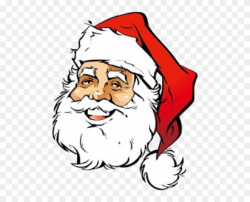 Santa Smiley Face Clip Art - Santa Claus Face Png
