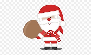 Santa With Bag Svg Scrapbook Cut File Cute Clipart - Merry Christmas And All That Bollocks