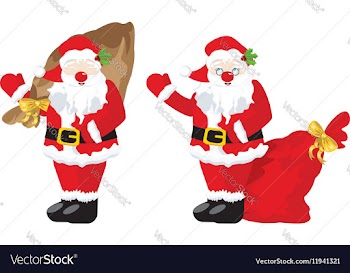 Santa with Sack vector image