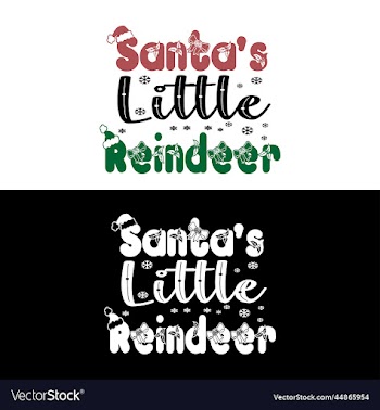santas little reindeer christmas kids t shirt