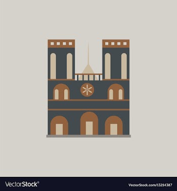 Santiago metropolitan cathedral chile vector image