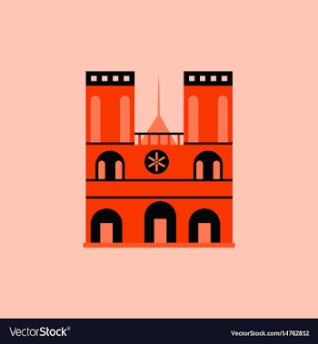 Santiago metropolitan cathedral chile vector image
