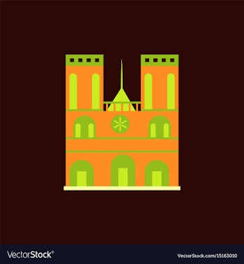 Santiago metropolitan cathedral chile vector image