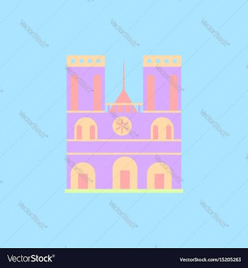 Santiago metropolitan cathedral chile vector image