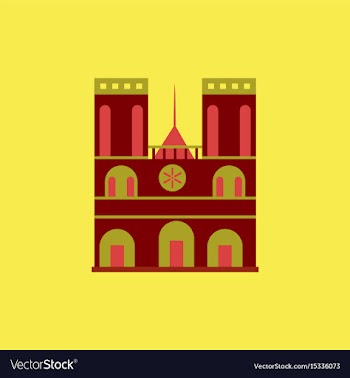 Santiago metropolitan cathedral chile vector image