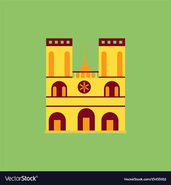 Santiago metropolitan cathedral chile vector image
