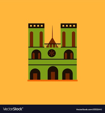 Santiago metropolitan cathedral chile vector image