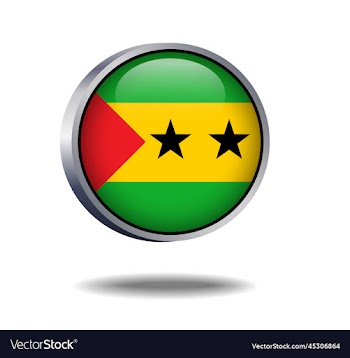 sao tome and principe flag button