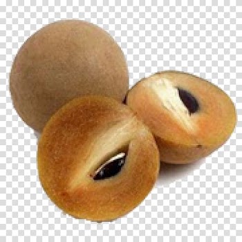 Sapodilla Tropical fruit Mamey Sapote Banana, CHIKOO transparent background PNG clipart