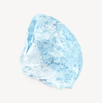 Sapphire blue mineral collage element | Free PSD - rawpixel