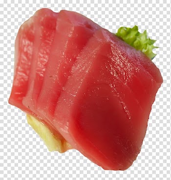 Sashimi Smoked salmon Sushi Crudo Thunnus, sushi transparent background PNG clipart