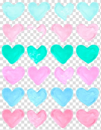 Sass, assorted-color heart transparent background PNG clipart
