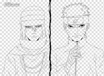 Sasuke Uchiha Itachi Uchiha Naruto Shippuden: Naruto vs. Sasuke Line art Sketch, naruto transparent background PNG clipart