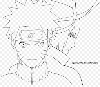 Sasuke Uchiha Naruto Shippuden: Naruto vs. Sasuke Line art Sketch ...