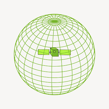 Satellite network clipart illustration psd. | Free PSD - rawpixel