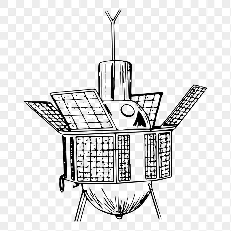 Satellite png sticker illustration, transparent | Free PNG - rawpixel