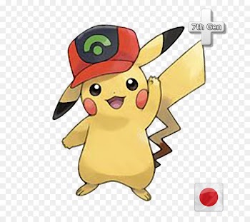 Satoshi to Pikachu Ash Ketchum Hat Hoenn - pikachu 