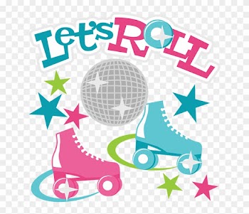 Saturday-sunday Deluxe Birthday Party - Clip Art Roller Skates