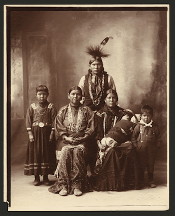 [Sauk Indian family, full-length portrait] | Free Photo - rawpixel