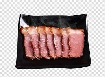 Sausage Back bacon Curing Barbecue, Sichuan smoked bacon transparent background PNG clipart