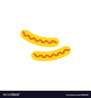 Sausage grilled icon vector image