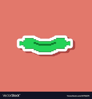 Sausage paper sticker on stylish background vector image