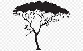 Savanna Clip art - African Tree Silhouette PNG Clip Art 
