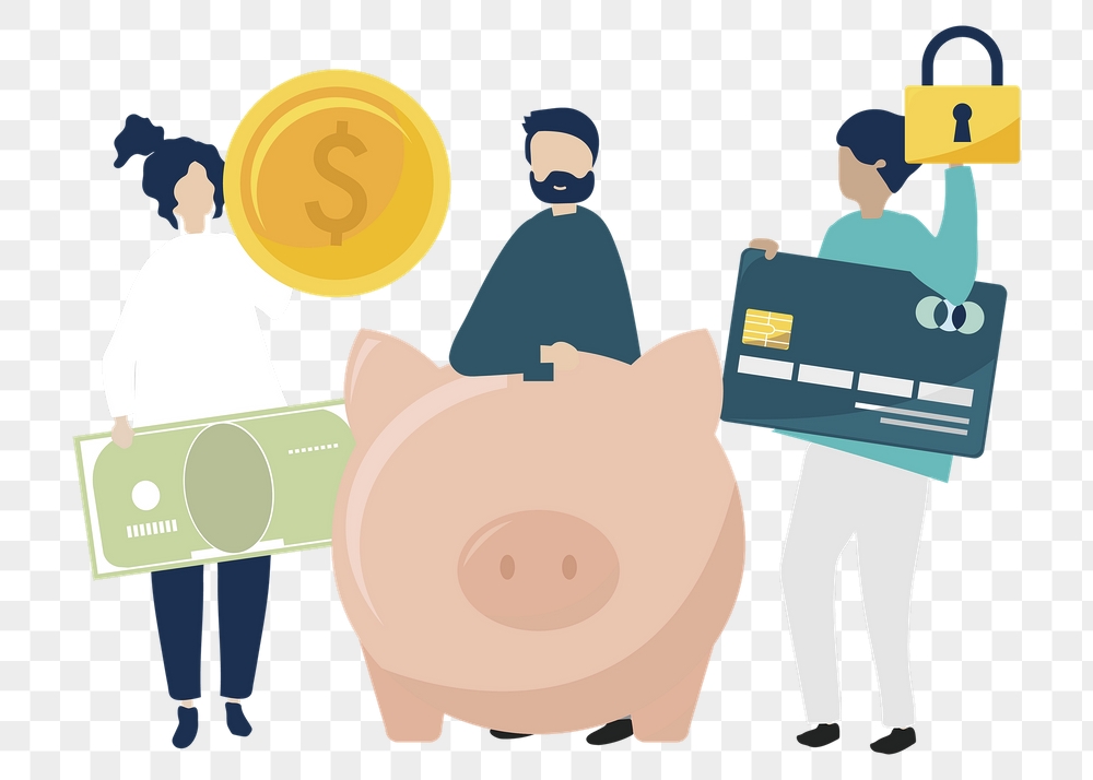 Save and budget png cartoon | Free PNG - rawpixel