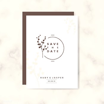 Save the date card vector | Free stock vector - 523447