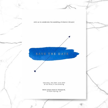Save the date invitation card vector | Free stock vector - 524450